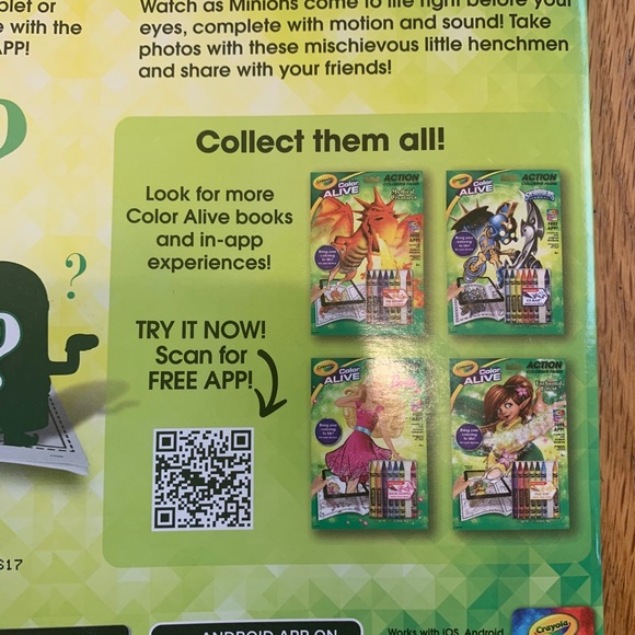 Crayola Color Alive action coloring pages minions - Picture 9 of 9